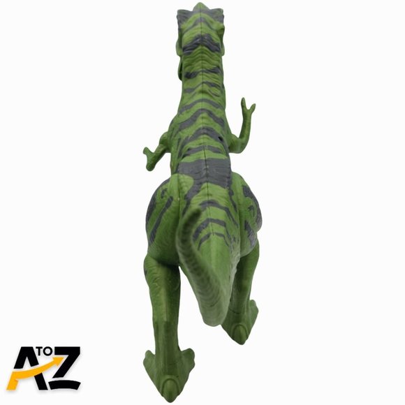 Roaring T-Rex Red Light Up Eyes Jurassic Park Tyrannosaurus Rex Dinosaur Toy - Picture 4 of 9